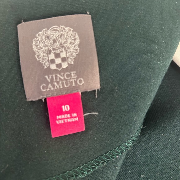 Vince Camuto Forest Green Long Sleeve Mini Dress - Picture 3 of 3